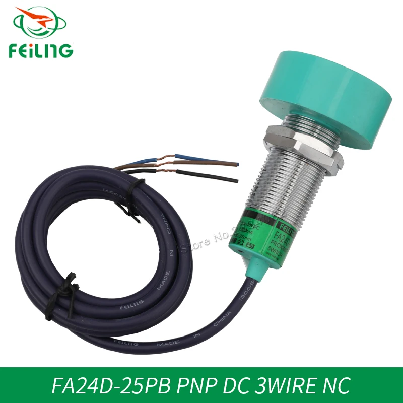 DC 6 36VDC 3 три провода PNP NC 25 мм измерения расстояния Индуктивный бесконтактный