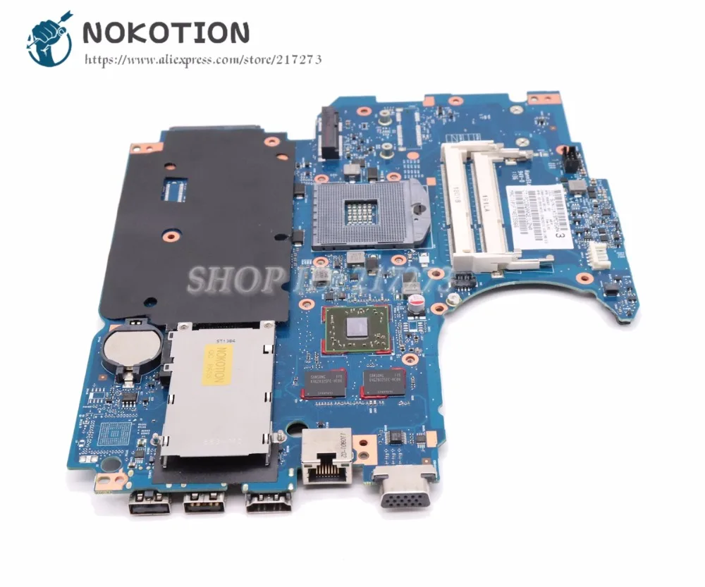 Материнская плата NOKOTION для ноутбука HP Probook 4530s 4730s 670795-001 658343-001 материнская HM65 DDR3