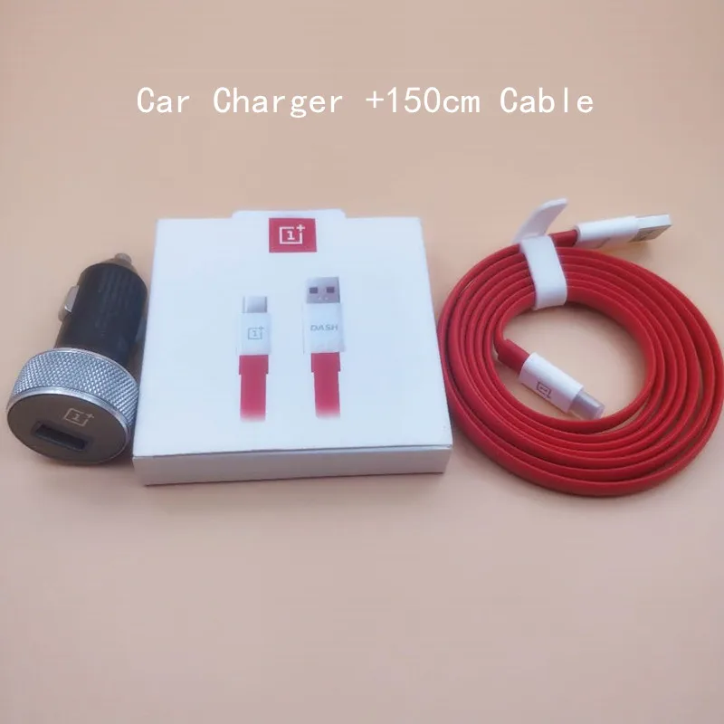 150cm Car Charger Оригинальное автомобильное зарядное устройство OnePlus 6 Dash, быстрая зарядка one plus, 6 t, 5 t, 3 t, смартфон, 100 см/150 см, кабель usb 3,1 type-C - Тип штекера: 150cm Car Charger