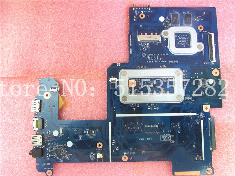 Материнская плата для ноутбука HP ASO58 LA-A99FP 788290-501 788290-001 SPS-MB DSC 820M/1GB N3540 W8STD 100% |