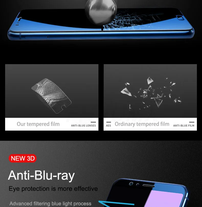 3D полное покрытие из закаленного стекла для huawei P smart Honor 9 Lite 8 10 Lite V9 Play V10 8 9 10 Защитная стеклянная пленка для экрана
