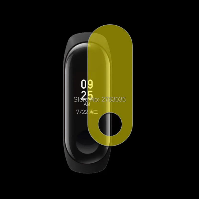 Умный Браслет для Xiaomi Mi Band 3 Band3 мягкая защитная пленка из ТПУ экрана (не