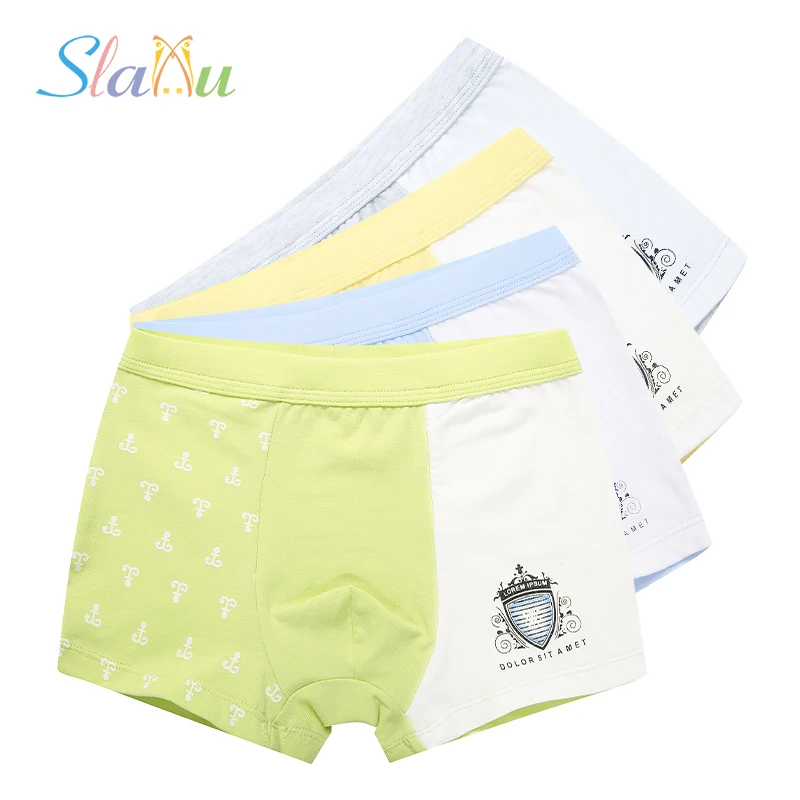 Комплект из 2 предметов хлопковые подростковые боксеры для детей нижнее белье