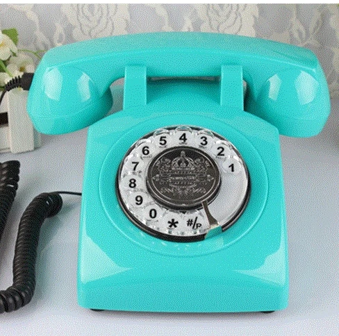Стационарные телефоны для дома антикварный офисный телефон с поворотным