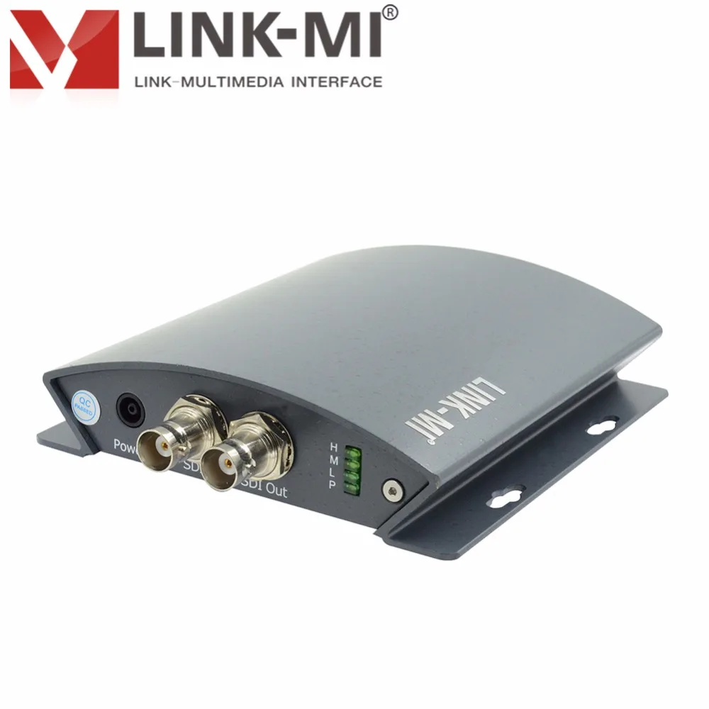 LINK MI PSD01 Профессиональный преобразователь SD/HD/3G SDI в DVI поддерживает аналоговый