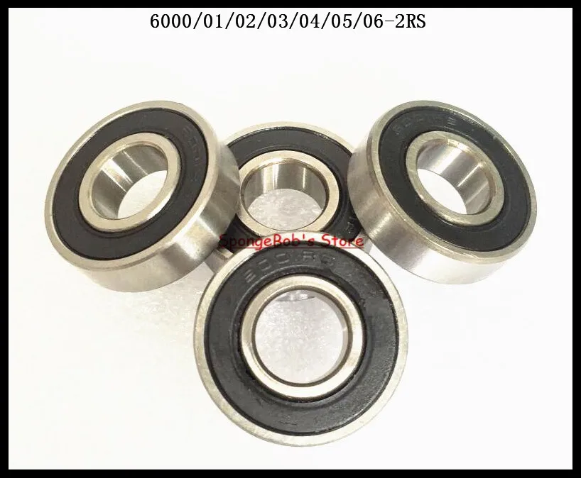 2-5pcs/Lot 6000-2RS / 6001-2RS 6002-2RS 6003-2RS Rubber Sealed Deep Groove Ball Bearing Miniature | Обустройство дома