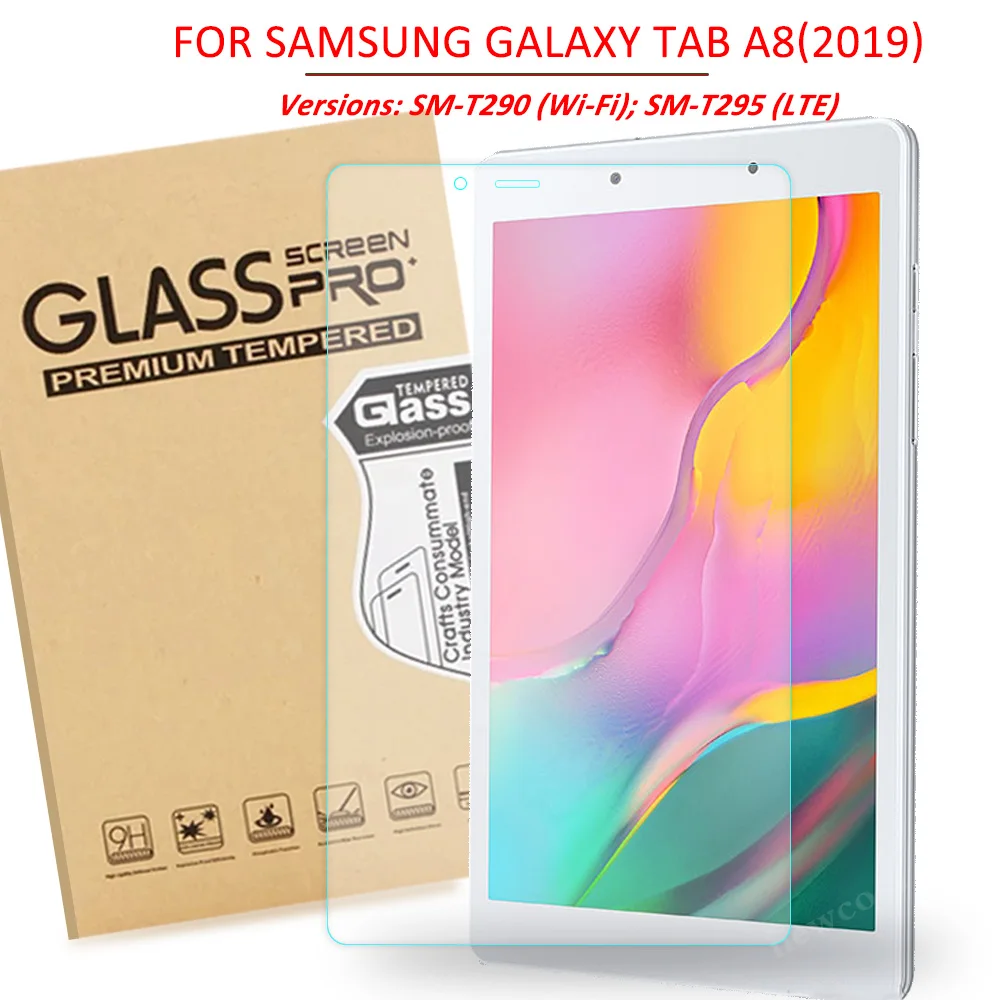 2 шт./упак. NEWCOOL закаленное Стекло Экран протектор для samsung Galaxy Tab A 8 0 2019 SM T290 T295 T297 Wi