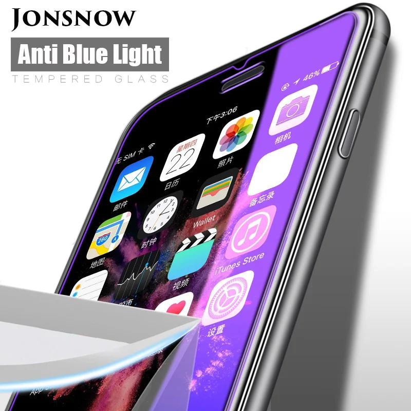 Защитное стекло JONSNOW закаленное для iPhone 6S 7 8 Plus X XR XS Max 2.5D 9H|Защитные стёкла и