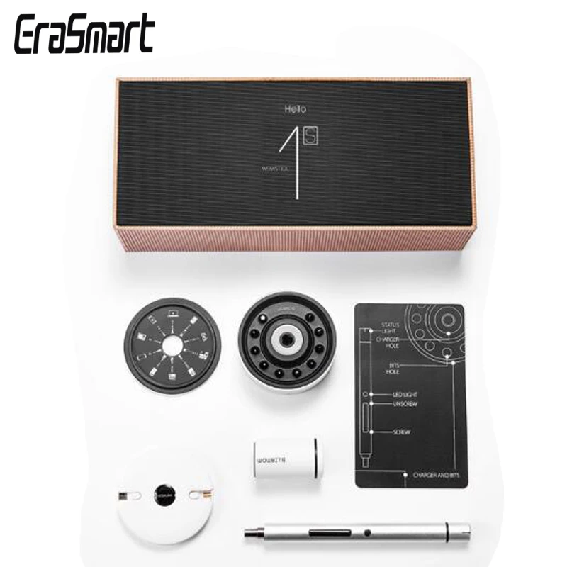 Wowstick 1s 1/8 дюймов литиевая аккумуляторная мини электрическая отвертка с