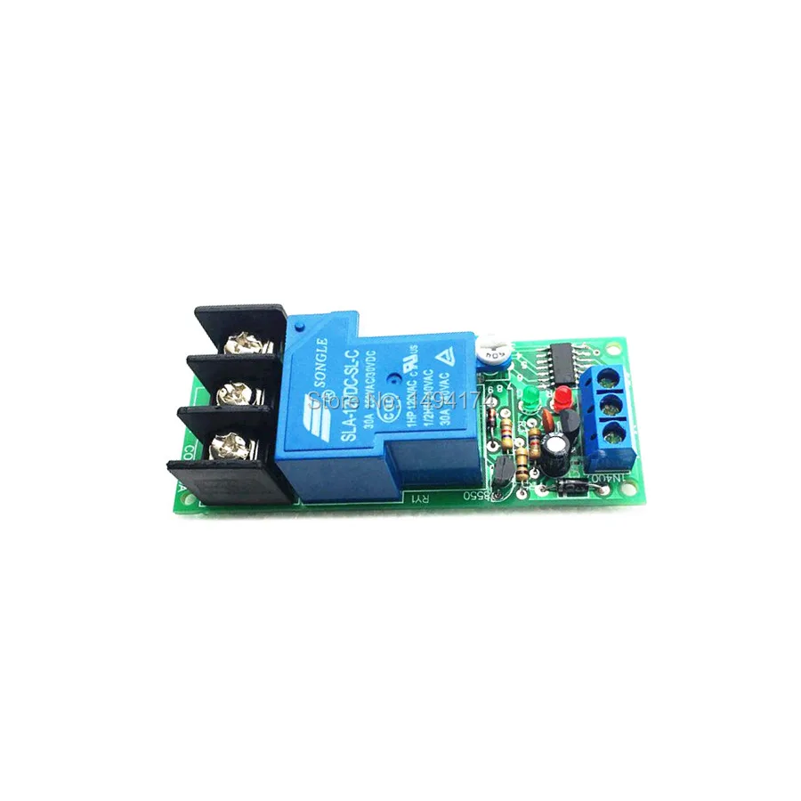 WQScosea Q8S-303 DC 12V Высокая мощность 30A триггер 1-10000 сек. Регулируемый таймер задержки