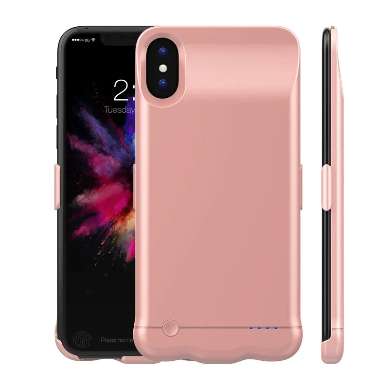 5200mAh Battery Charger Case For iPhone X Slim External Power Bank Charging Ultra Thin Backup Cover for XS | Мобильные телефоны и