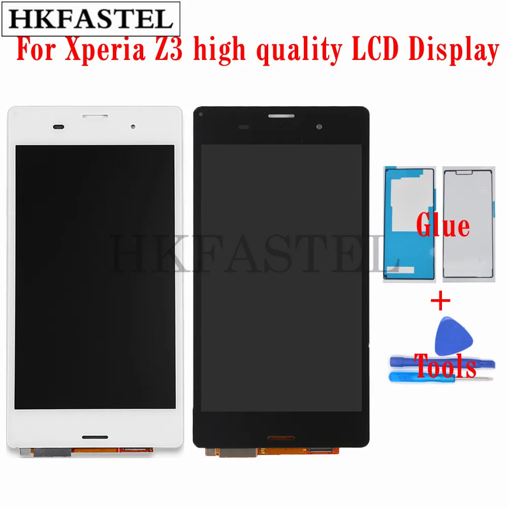 ЖК дисплей с дигитайзером сенсорного экрана для Sony Xperia Z3 L55T L55U|lcd display touch screen|touch
