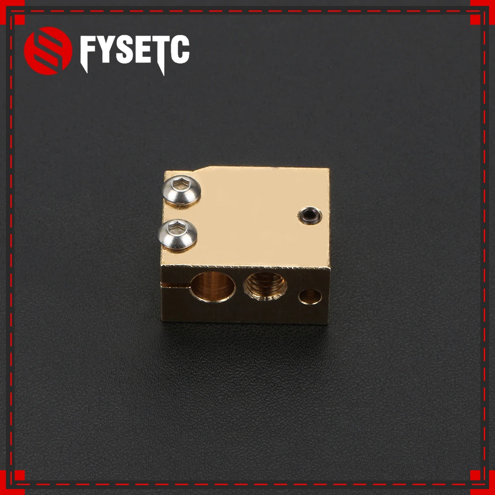 Высокая Температура H59 Медь нагревательный блок Volcano для E3D HOTEND Совместимость PT100
