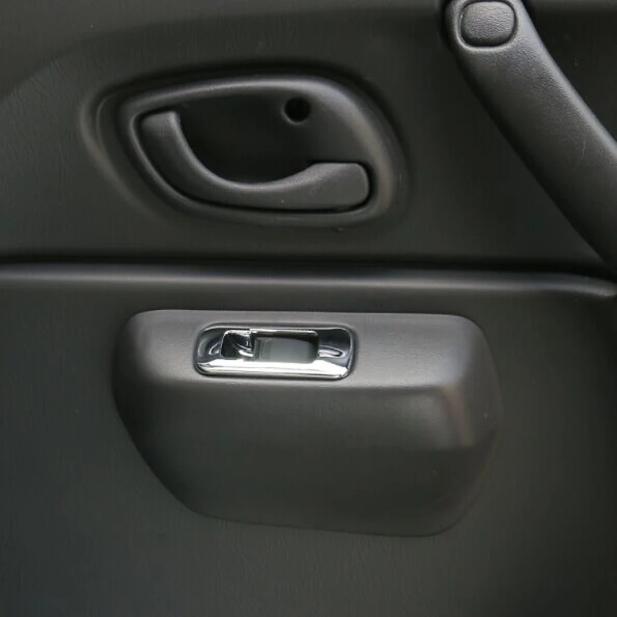 2 шт./компл. хромированные декоративные наклейки на окна автомобиля для Suzuki Jimny 07 up