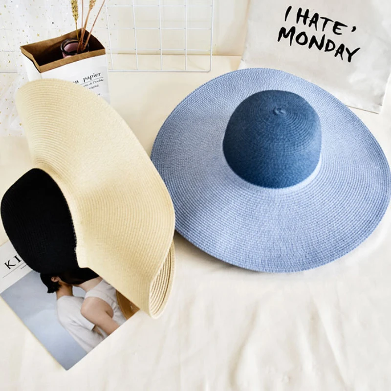 Шляпа женская Соломенная с широкими полями и пэчворком 2 цвета | Аксессуары для