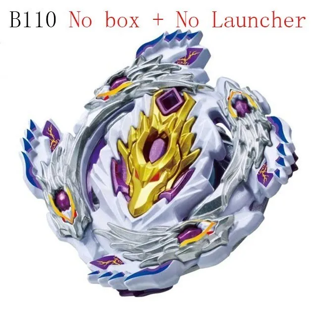B110-NO BOX Bayblade 28 Stlyes волчок Beyblade Burst с металлическим пластиком Fusion 4D Подарочные игрушки для детей B129 B130 B128 B127 B122 - Цвет: B110-NO BOX