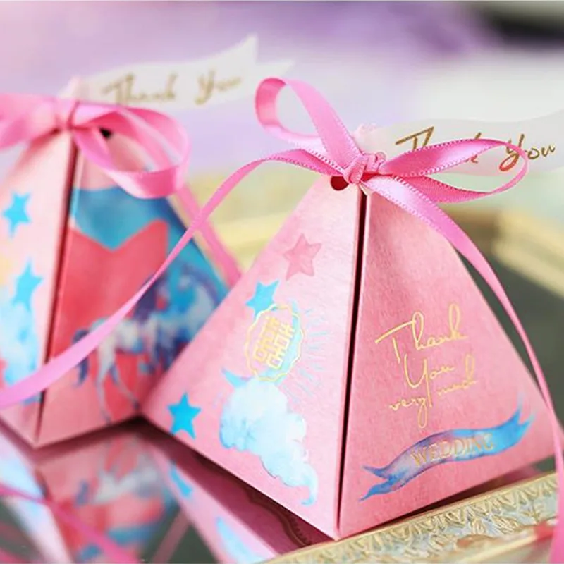 Marble European Candy Box Thank You Label Ribbon Wedding Supplies Birthday Party Creative Gift Packaging 30pcs | Дом и сад