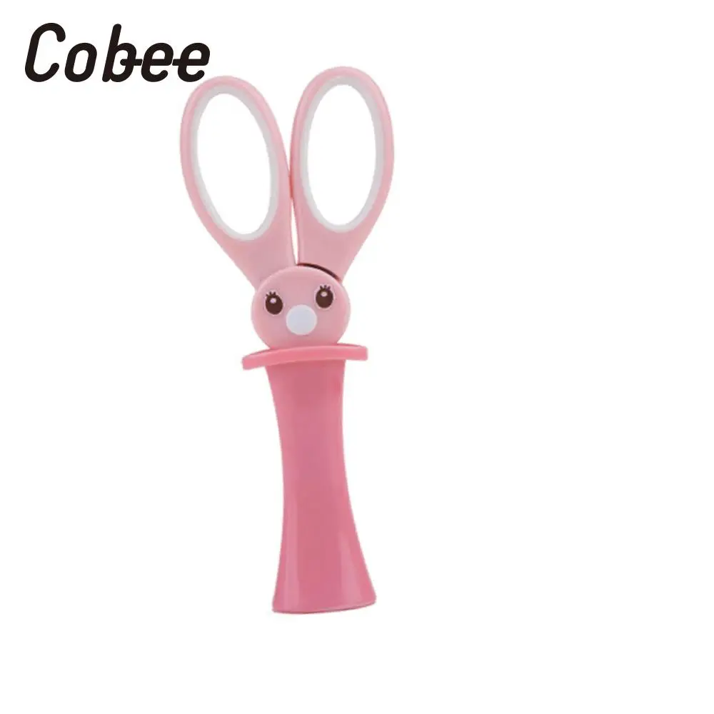 Милые безопасные ножницы с кроликом для резки из нержавеющей стали в форме