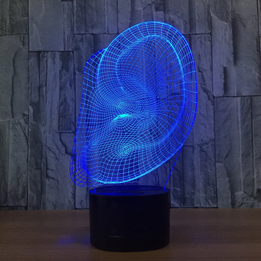 Luminaria Led 3d Светодиодная лампа De Mesa Powerbank ночник 7 цветов Изменение настольная