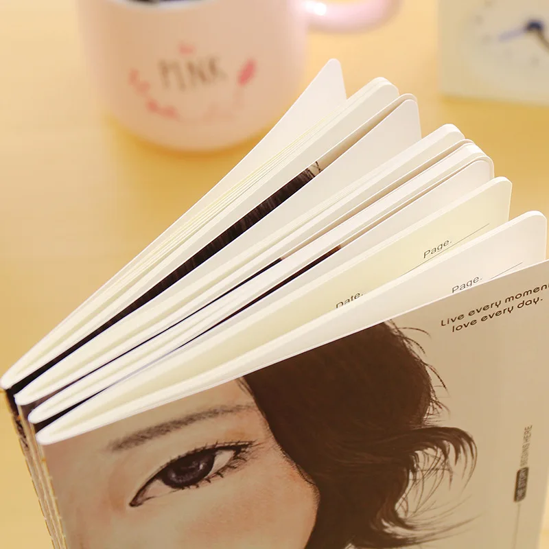 12 шт./лот молодая девушка студентка тетрадь/кабель для автомобиля-A5 дневник