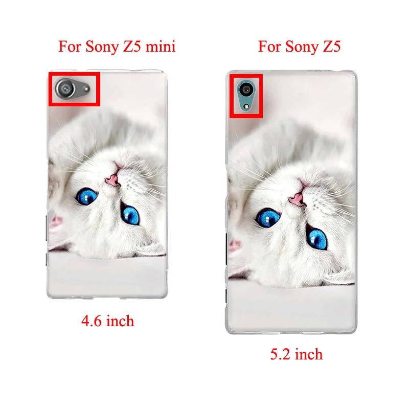 Чехол для телефона Sony Xperia Z3 D6603 D6616 Mini D5803 M55W чехол мобильный телефон сумки Z5 мягкий