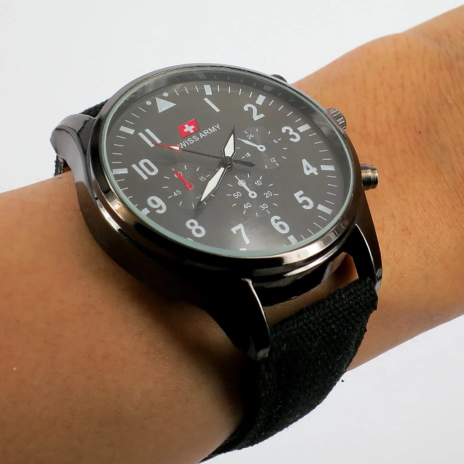 Luxury men's quartz watch men top brand luxury wristwatches famous name the fashion swiss designer sport boys black army watches |