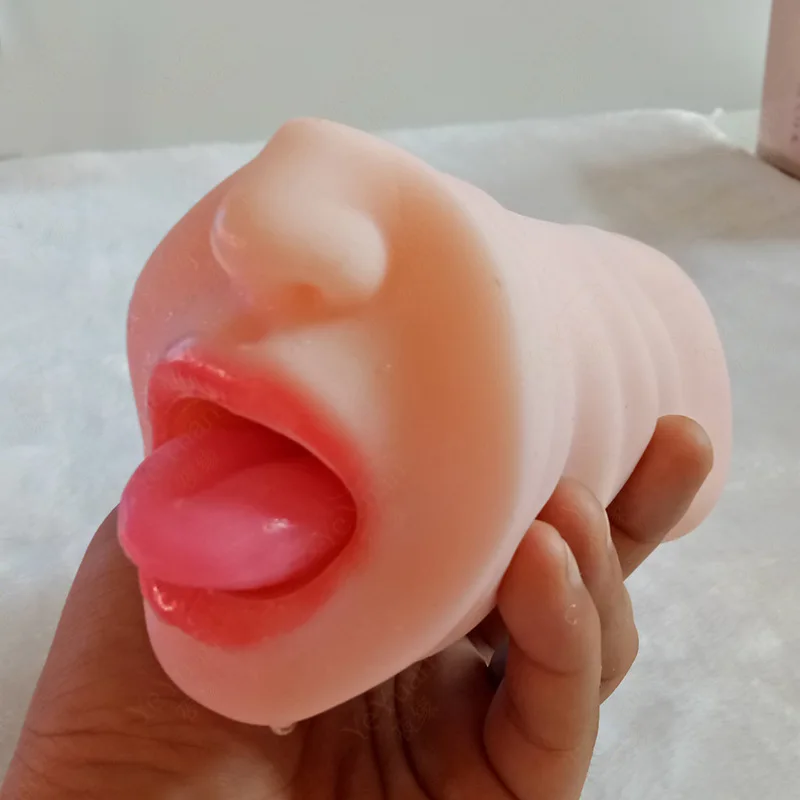 3D Силиконовая ручная игрушка реалистичный рот оральный киска задница язык Вагина секс-игрушки для мужчин взрослых двухканальная игрушка дропшиппинг
