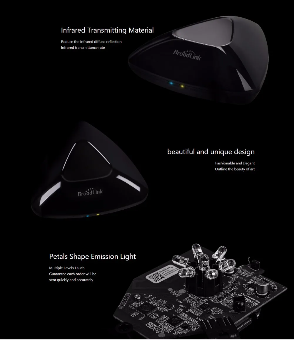 Broadlink Rm3 RM Pro+ Smart control ler+ A1 детектор качества E-Air IR/RF/Wifi интеллектуальный пульт дистанционного управления через IOS Android