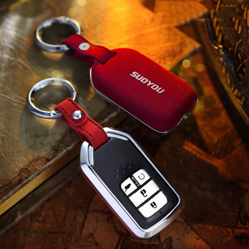 

Car Remote Key Case Cover For Honda Accord Civic CR-V FIT XRV VEZEL CITY JAZZ HR-V Pilot Vezel Jazz Odyssey Crosstour 2017 2018