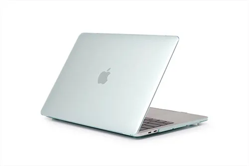 Чехол для Macbook Air 13, прозрачный пластиковый защитный чехол для Apple Macbook Air Pro 13 11 12 15 дюймов, комплект из 2 предметов - Цвет: Green