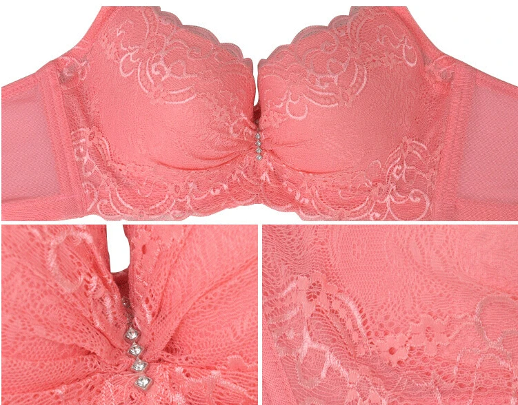 Лидер продаж 2016 пикантный бюстгальтер большого размера с чашками пуш ап|plus size