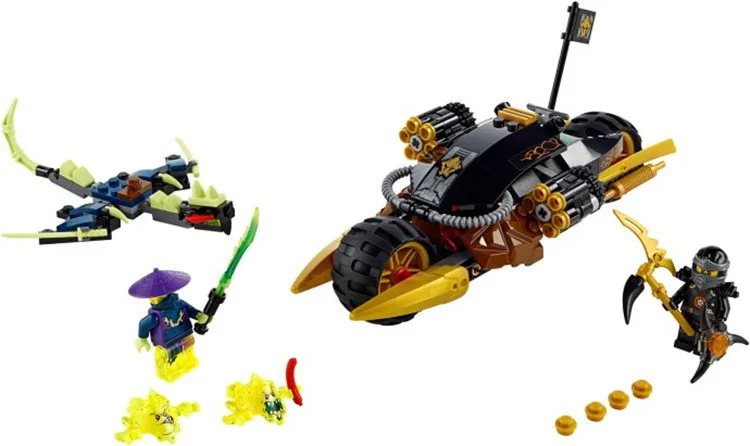 10394 Ninjagoed Ninja Blaster велосипед строительные блоки комплект 70733 ниндзя фигурки модель