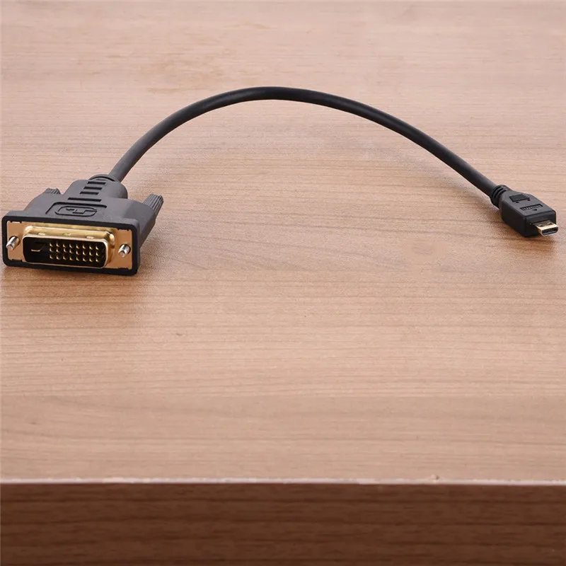 Aux кабель Micro HDMI Male to DVI 24+ 1 Micro HDMI to DVI высокоскоростная линия преобразования скорости передачи высокая гибкость