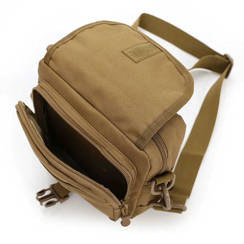 Outdoor 600D Nylon Waterproof Shoulder Bag Cross Body Belt Sling Messenger Bags Tactical Military Camouflage Handbag 26 | Спорт и