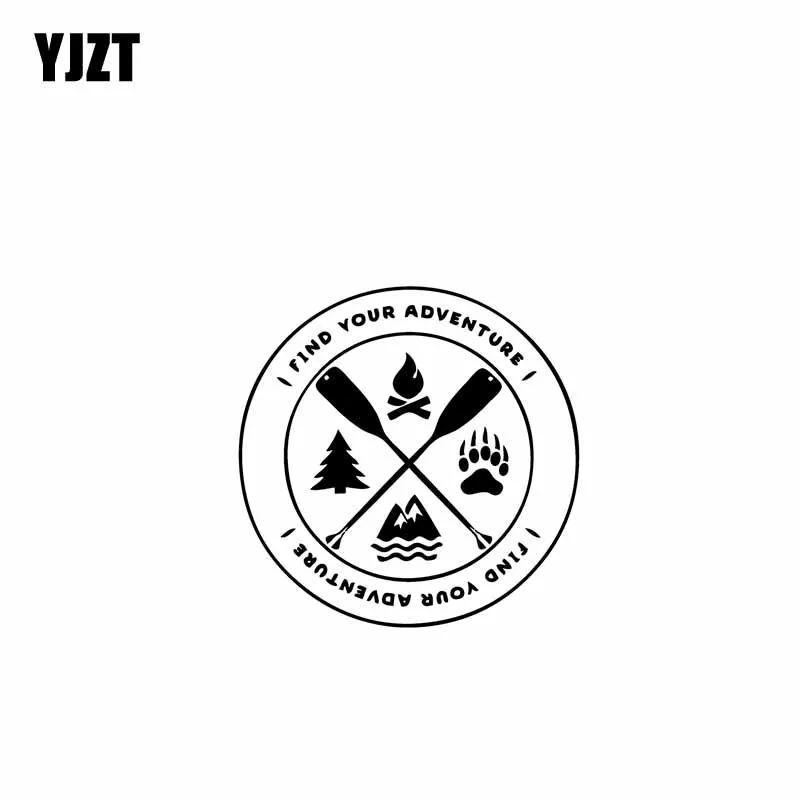 YJZT 17 8 см * найти Ваше приключение виниловая личность мотоцикла автомобиля