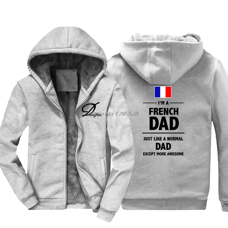 Модная повседневная мужская толстовка с капюшоном I'm A French-Dad/Father Day / France Fun Gift Idea