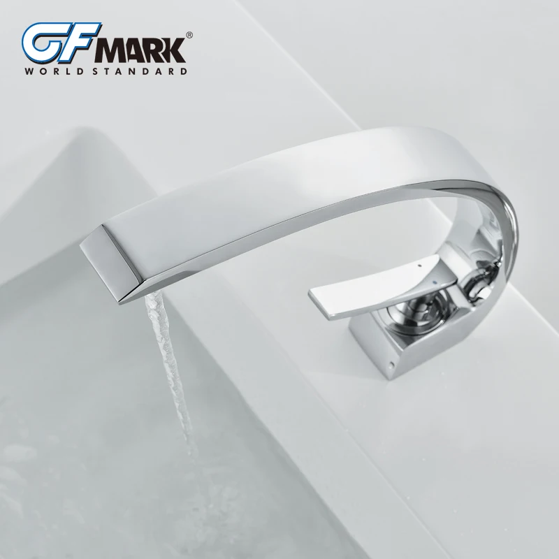 GFmark Basin Faucets Bathroom Mixer Tap Brass Washbasin Faucet Single Handle Hole Modern Chrome Crane For | Обустройство дома