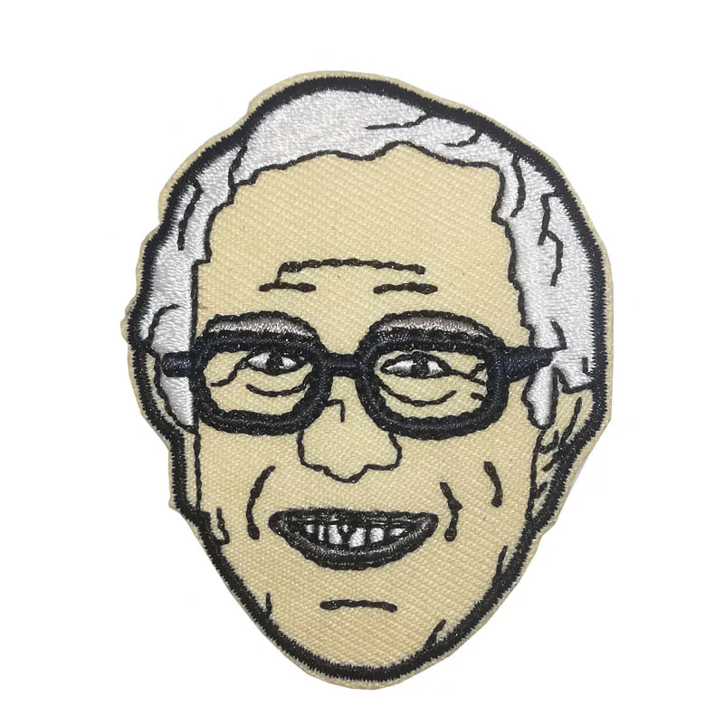 2 5 ''Bernie Sanders head bernie 2020 для президента вышитые термоклейкие нашивки одежды