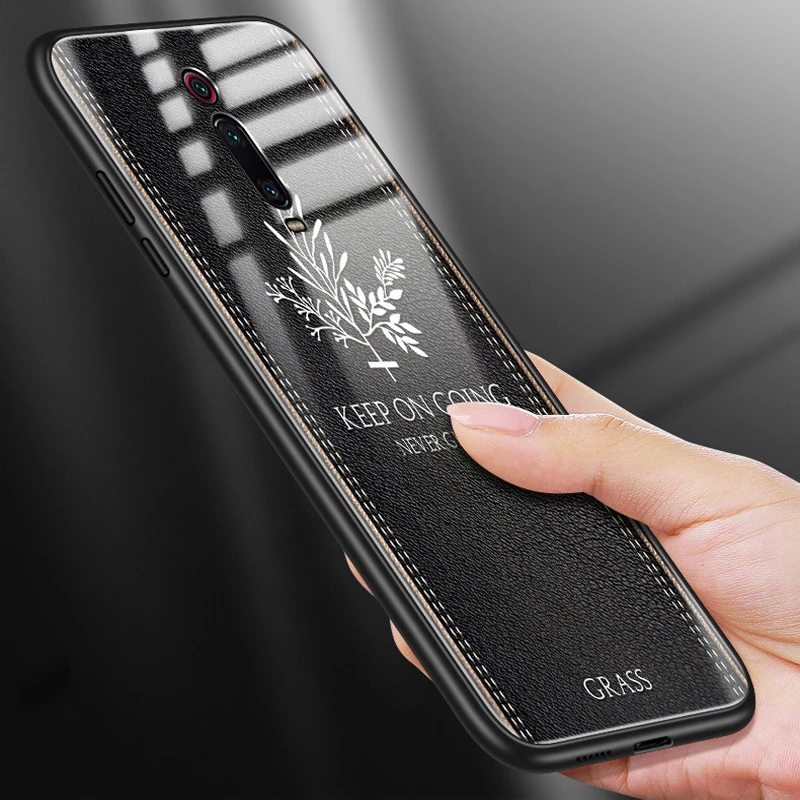 Чехол для Xiaomi mi 9 T Pro Deer Grass с узором из закаленного стекла, силиконовый Жесткий Чехол для задней панели, чехол для Xiaomi mi 9 T Pro