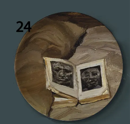 Lucian Freud Paintign декоративная тарелка, подвесная тарелка, духовный мир, керамическое блюдо, реалистичный характер, живопись, ирландский паб, Декор - Цвет: 24