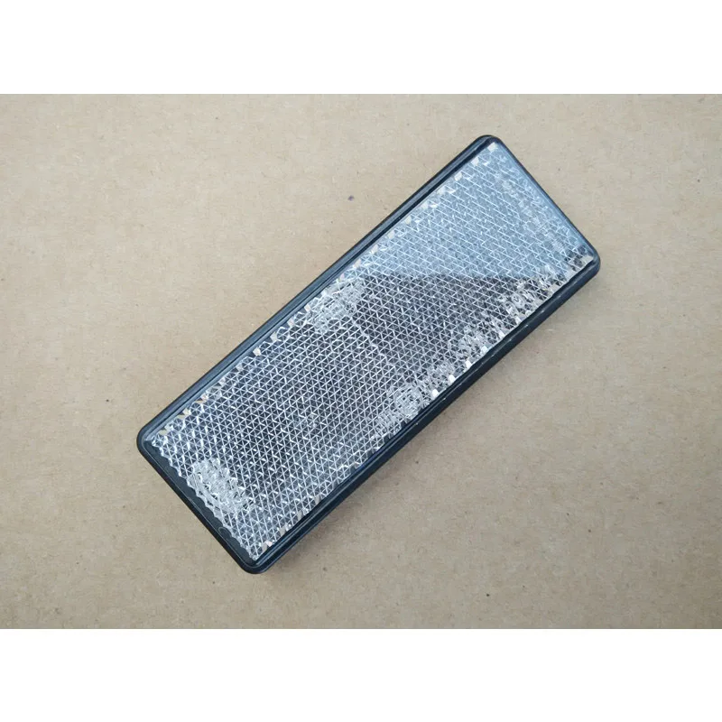 Новейший 12 В Светодиодный отражатель белый красный желтый задний стоп сигнал