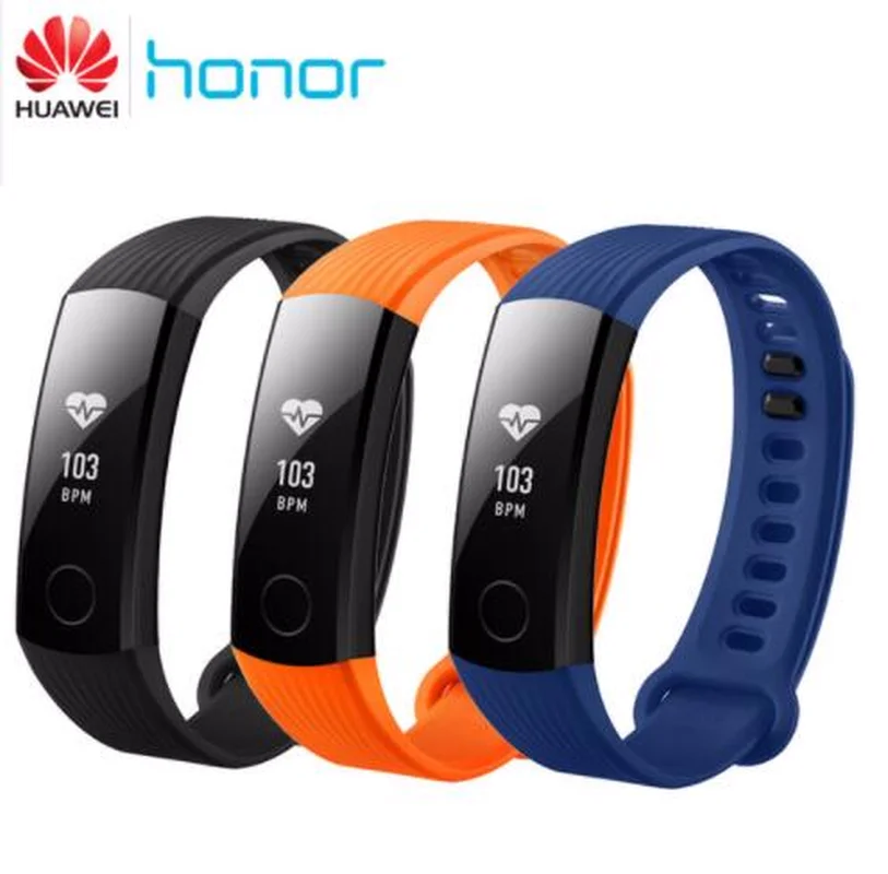 Смарт браслет Huawei Honor 3 для плавания с сенсорным OLED экраном 0 91 дюйма и