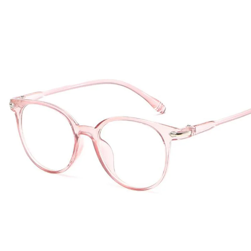 

New Anti-Blue Round Glasses Anti-radiation Eye Glasses Frame Transparent Retro Vintage Glasses Frame Women Eyewear Frame
