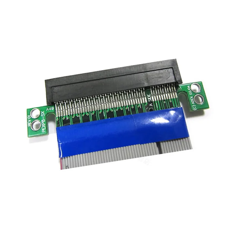 Riser PCI E PCIE Express 8X/16X Extender Card с адаптером питания Molex IDE и ленточным кабелем 20 см