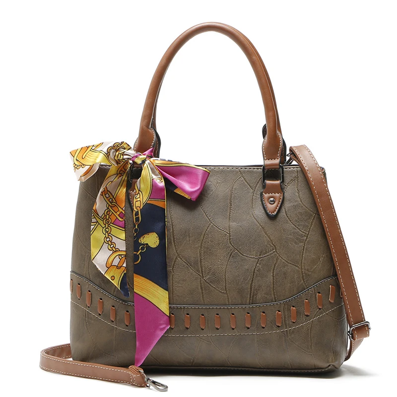 21club Brand PU Leather Scarves Women Bags Designer Shoulder High Quality Ladies Messenger Tote Bag Luxury Handbags | Багаж и сумки