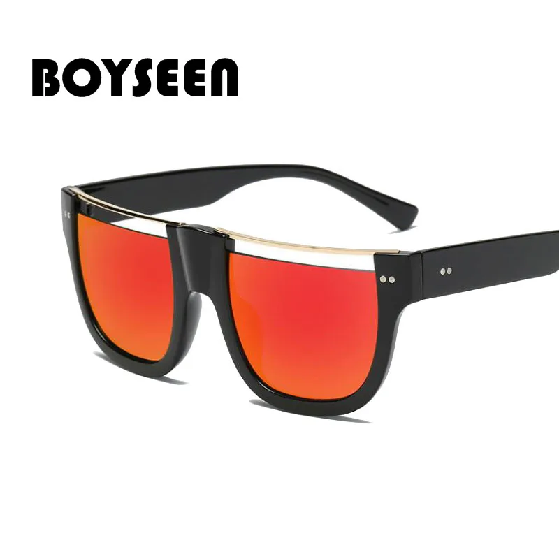 Женские солнцезащитные очки BOYSEEN Летние Стильные Солнцезащитные с заклепками UV400