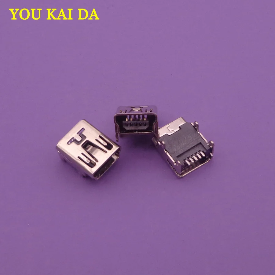 100 шт./лот для PS3 контроллера планшета мини USB данных питания dc jack 5 pin 5pin гнездовой
