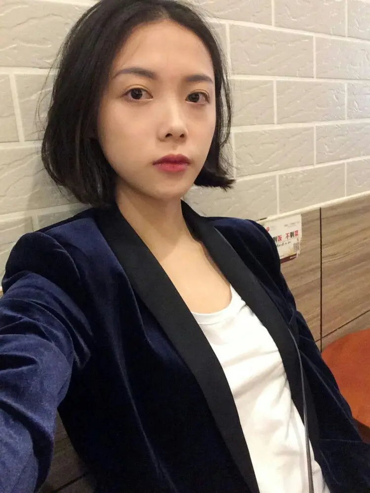 Женский мягкий бархатный блейзер весна 2018 | Женская одежда