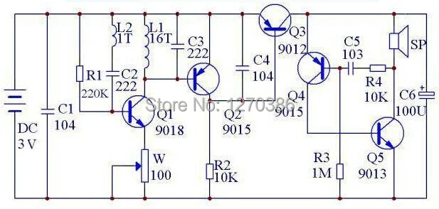 Новая версия простой металлоискатель электронный комплект монтажная плата DIY kit модуль