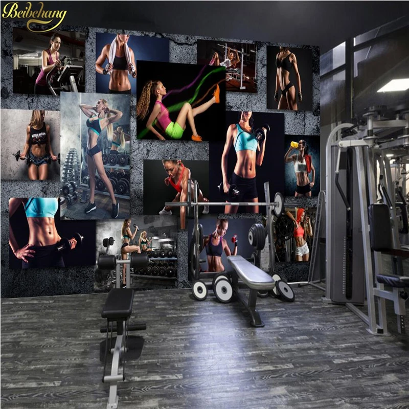 Фотообои beibehang на заказ креативные сексуальные красивые для спортзала йоги музея